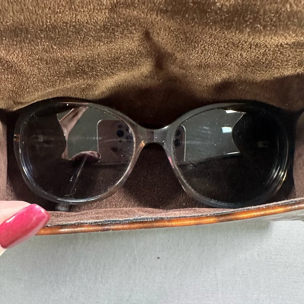 Tory Burch Brown & Gold Sunglasses with case.** Women’s Frame Only, no lenses